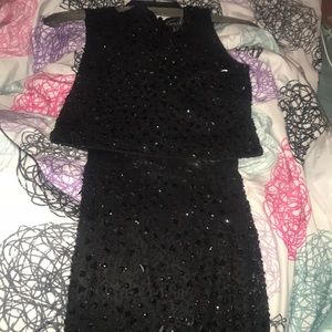 Sole La Vie Dresses - Black bejeweled formal gown Sole La Vie Dresses - Black bejeweled formal gown